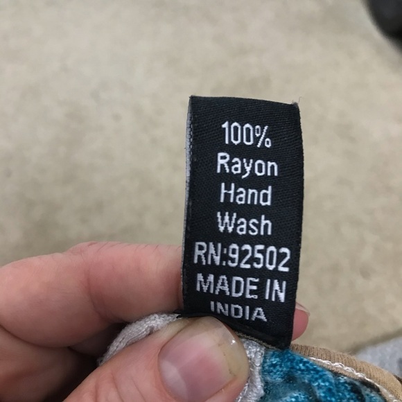 Sacred Threads Patchwork Boho Blouse  Size: Small - Picture 7 of 9